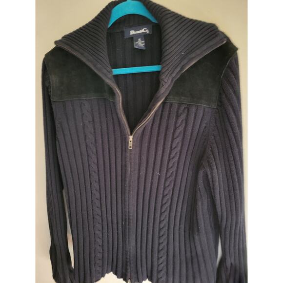 Denim & Co Black sweater 1X - Picture 5 of 6